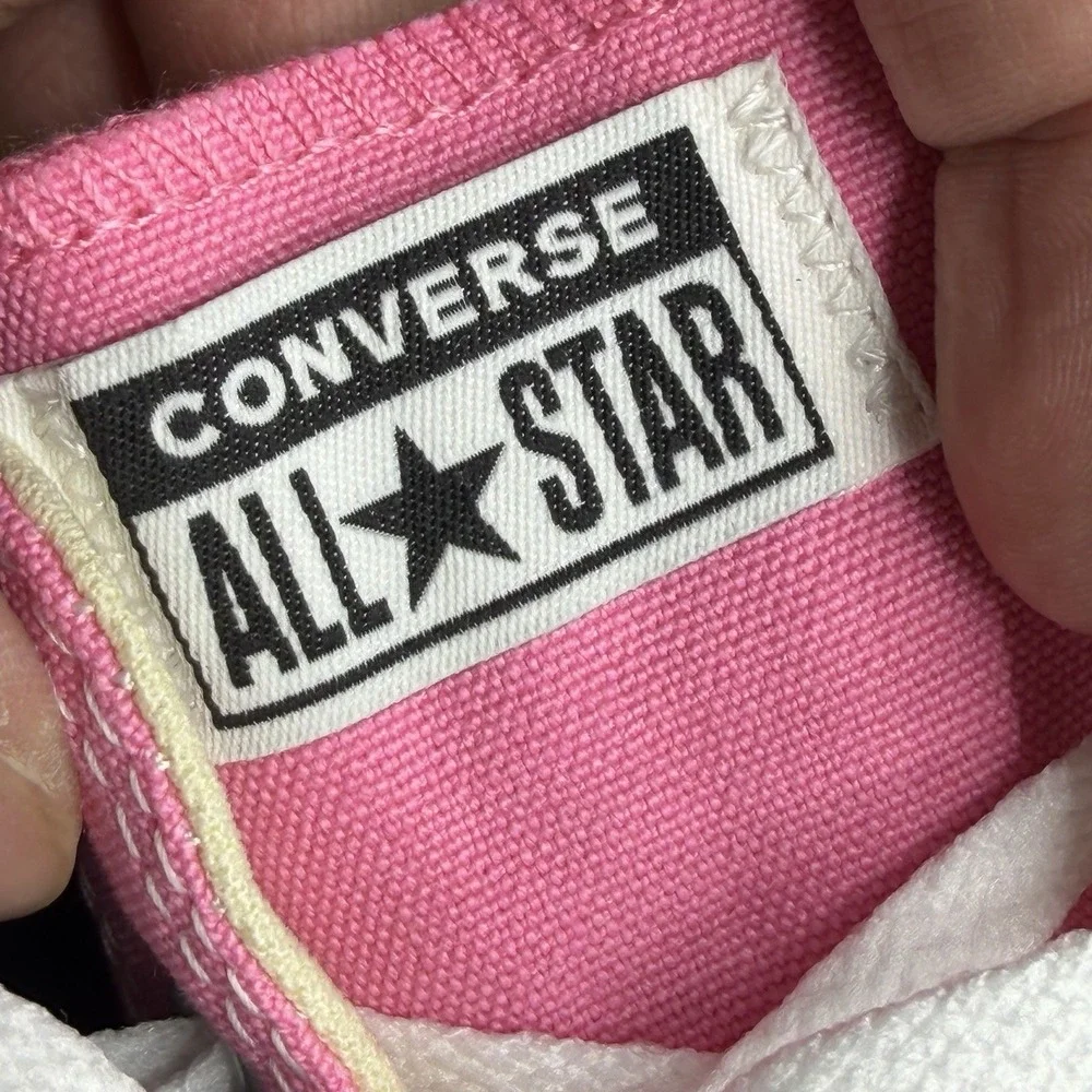 Size 8M / 10W - Converse Chuck Taylor All Star Canvas Low Top Shoe (M9007) Pink - Picture 3 of 10